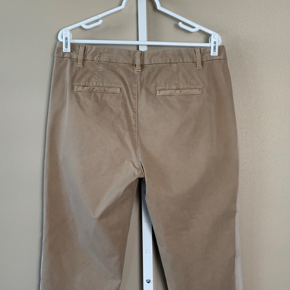 GAP Cropped Tuxedo Stripe Girlfriend Chino - Picture 9 of 16